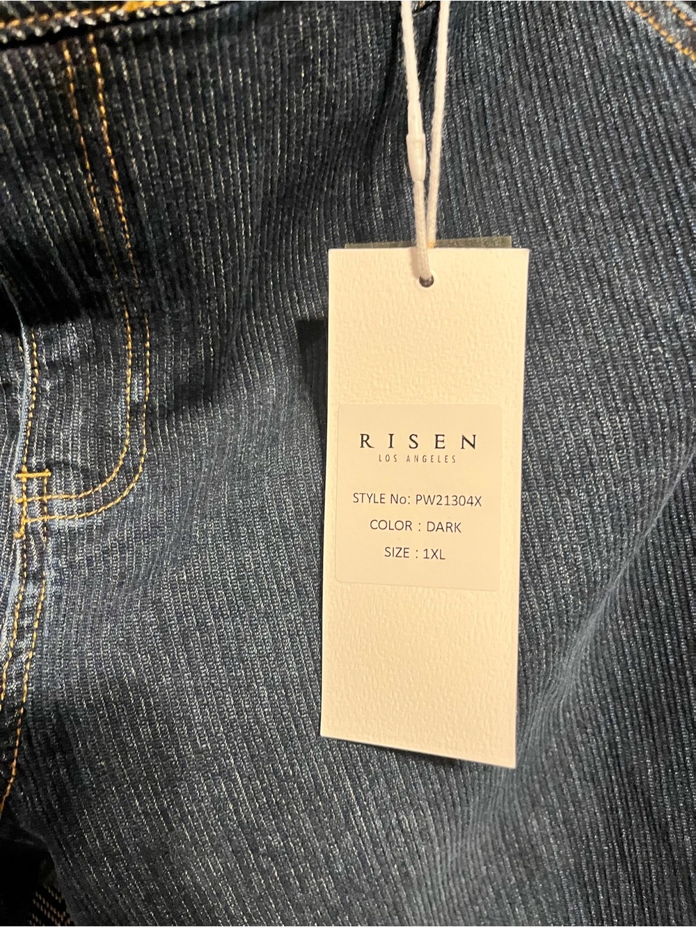 RISEN Dark Blue wide leg Jeans for Women — High-Rise wide leg